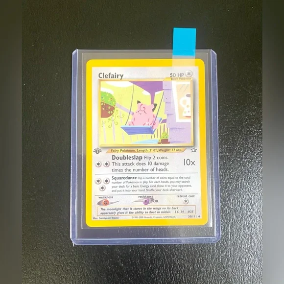 Pokemon 1st Edition Pokemon Card Clefairy 30/111 - Picture 8 of 8